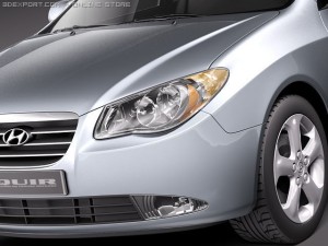 Hyundai Elantra 2010 3D मॉडल