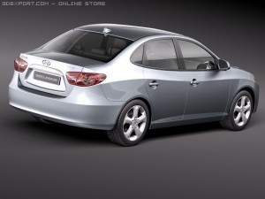 Hyundai Elantra 2010 3D मॉडल
