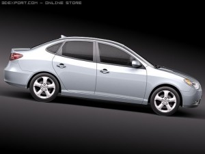 Hyundai Elantra 2010 3D मॉडल