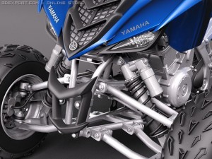 Yamaha Raptor QUAD 3D Модель