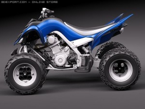 Yamaha Raptor QUAD 3D Модель