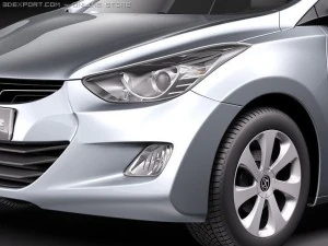Hyundai Avante 2011 3D Model