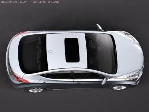 Hyundai Avante 2011 3D Model