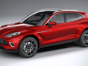 aston martin dbx 2021 3D Model