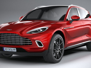 Aston Martin DBX 2021 3D Model