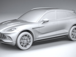 Aston Martin DBX 2021 3D Model