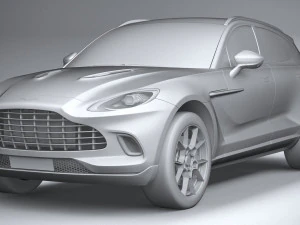 Aston Martin DBX 2021 3D Model