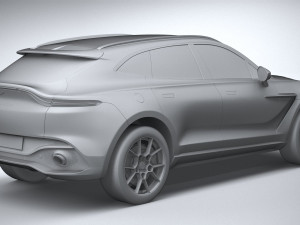 Aston Martin DBX 2021 3D Model