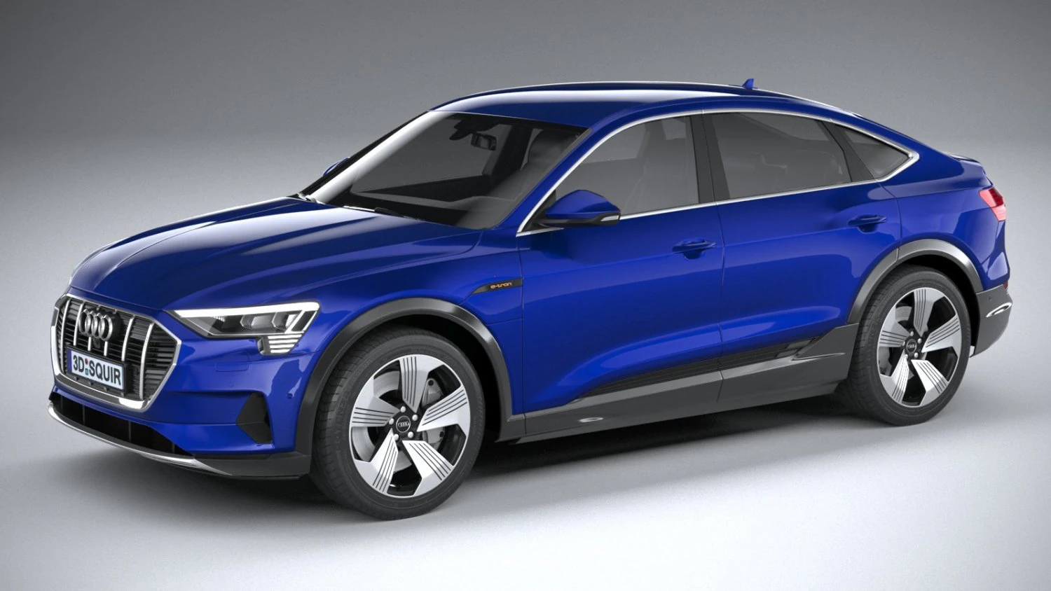 Audi E-tron Sportback 2021 3D Model .c4d .max .obj .3ds .fbx .stl .blend