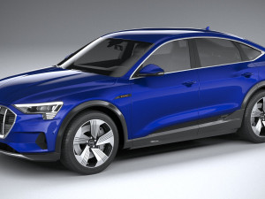 Audi E-tron Sportback 2021 3D Model