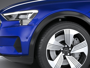 Audi E-tron Sportback 2021 3D 모델