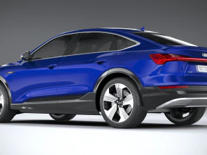 Audi E-tron Sportback 2021 3D Model