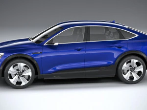 Audi E-tron Sportback 2021 3D Model