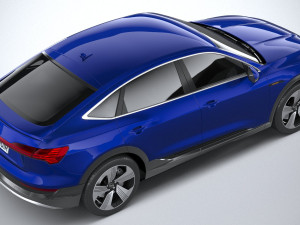 Audi E-tron Sportback 2021 3D 모델