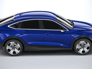 Audi E-tron Sportback 2021 3D 모델