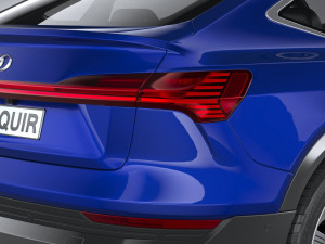 Audi E-tron Sportback 2021 3D 모델