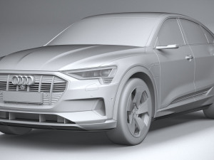 Audi E-tron Sportback 2021 3D 모델