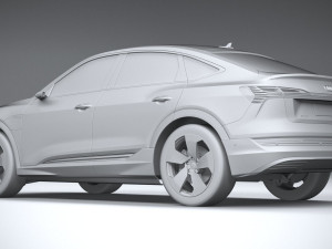 Audi E-tron Sportback 2021 3D 모델