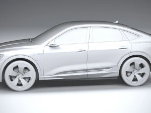 Audi E-tron Sportback 2021 3D Model