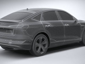 Audi E-tron Sportback 2021 3D 모델