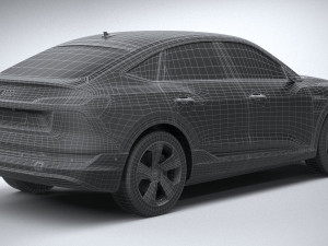 Audi E-tron Sportback 2021 3D 모델