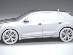 Audi RS Q8 2020 3D Model