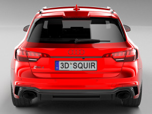 Audi RS4 Avant 2020 Modelo 3D