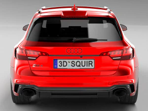 Audi RS4 Avant 2020 3D Model
