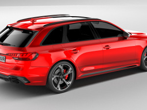 Audi RS4 Avant 2020 Modelo 3D