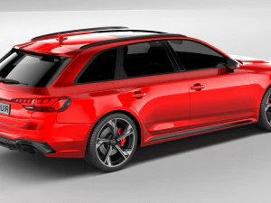 Audi RS4 Avant 2020 3D Model