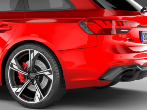 Audi RS4 Avant 2020 Modelo 3D