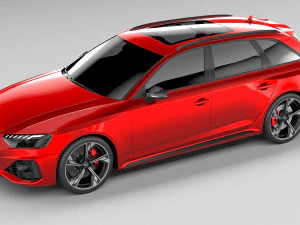 Audi RS4 Avant 2020 3D Model