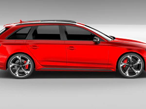 Audi RS4 Avant 2020 3D Model