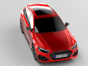 Audi RS4 Avant 2020 3D Model