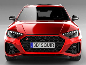 Audi RS4 Avant 2020 3D Model
