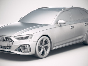 Audi RS4 Avant 2020 Modelo 3D