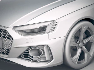 Audi RS4 Avant 2020 3D Model
