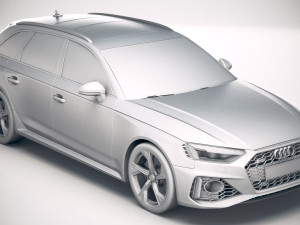 Audi RS4 Avant 2020 Modelo 3D