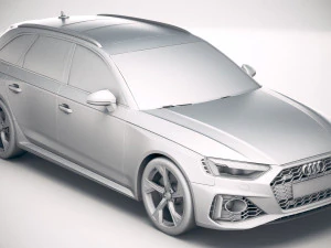 Audi RS4 Avant 2020 3D Model