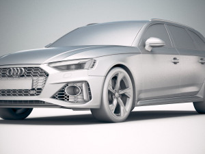 Audi RS4 Avant 2020 Modelo 3D