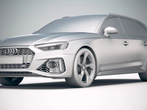 Audi RS4 Avant 2020 3D Model