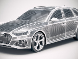 Audi RS4 Avant 2020 Modelo 3D