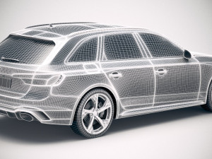 Audi RS4 Avant 2020 Modelo 3D