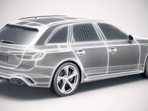 Audi RS4 Avant 2020 3D Model