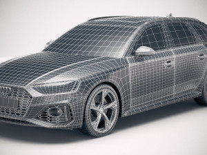 Audi RS4 Avant 2020 Modelo 3D