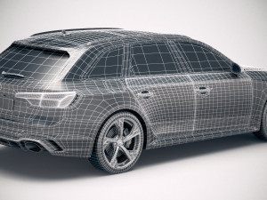 Audi RS4 Avant 2020 Modelo 3D