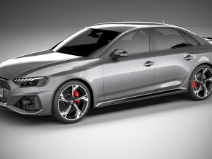 Audi RS4 Sedan 2020 Modelo 3D