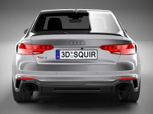 Audi RS4 Sedan 2020 Model 3D