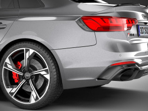 Audi RS4 Sedan 2020 Model 3D