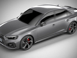 Audi RS4 Sedan 2020 Model 3D